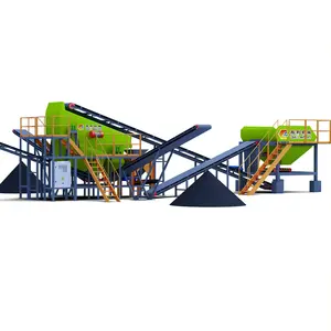 Equipamento triturador RAP Equipamento de trituração e triagem de material recuperado de asfalto RAP