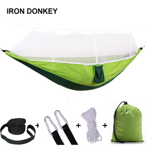 Irondonkey ngoài trời muỗi phòng chống dù để che nắng nhanh chóng mở <span class=keywords><strong>Nylon</strong></span> dù nhẹ cắm trại võng - Product Image 6
