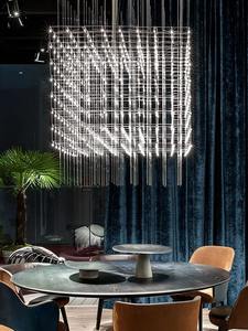 Candelabro LED de cubo cósmico de cielo creativo moderno lleno de estrellas para sala de estar - Product Image 3