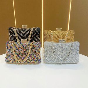 กระเป๋าคลัทช์คริสตัลประดับมุกสำหรับงานแต่งงาน งานพรอม งานราตรี - Product Image 2