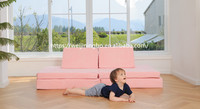Canapé modulaire pour enfants avec tissu doux - Design moderne pour salon et chambre
