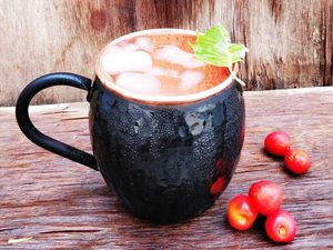Lo mejor en cobre con acabado negro mate Taza de Moscú para decoración de bodas y accesorios de bar a precios al por mayor disponibles - Product Image 4