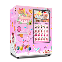 Haloo Automaat Leverancier Haloo Gekoelde Cake Automaat Te Koop Vers Voedsel Fruit Automaat Met Lift Met Koelsysteem