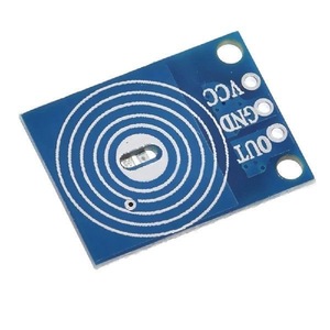 כפתור מגע קיבולי מודול מתג מגע LED פונקציית הגנה לעמעום ללא שלב התקנה קלה התקנה קלה <span class=keywords><strong>DC</strong></span> 5-20V LED אדום בגודל מיני - Product Image 2