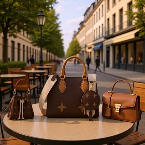 Bolso de Lujo para Mujer 2026, de Piel Sintética, Marca Reconocida, Bandolera, Bolso de Hombro con Cadena, Bolso Grande para Mujer, Color Sólido 48 - Product Image 4