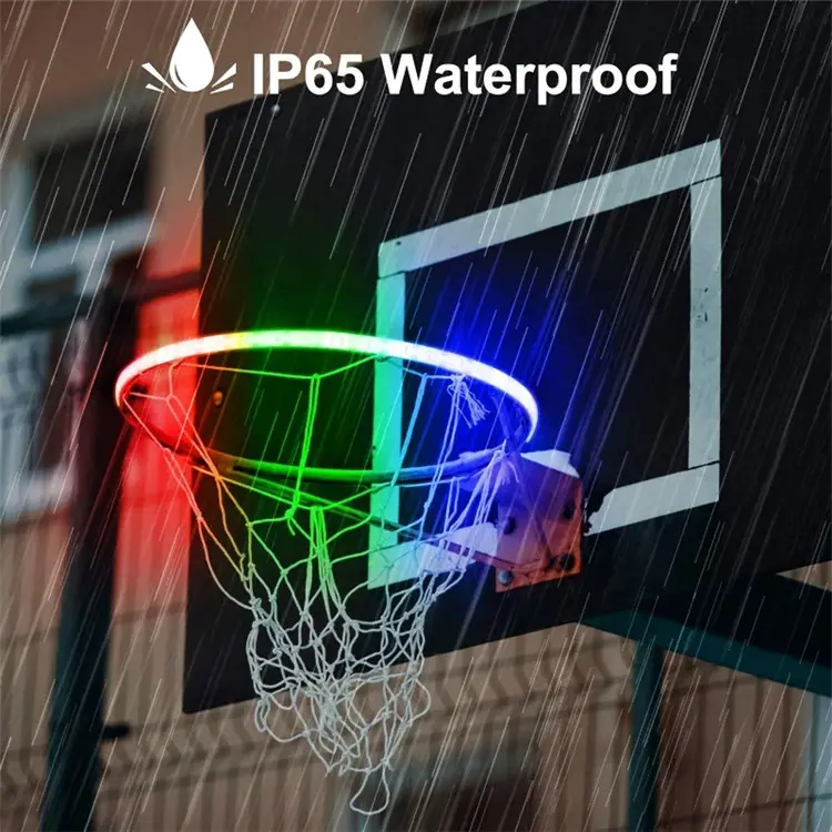 LED Basketball Hoop Light Super Bright Waterproof for Sports Outdoors Adults 