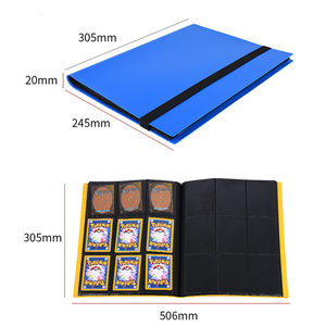 Guangrong 10 colores 9 bolsillo álbum <span class=keywords><strong>de</strong></span> fotos titular 360 ranura plástico PP Tcg Mtg Trading Card Binder - Product Image 5