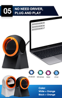 USB Auto Scan Desktop Barcode Scanner 2D QR Code Reader para supermercado al por menor en stock