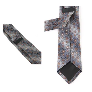 Custom Logo Stylish Corporate Gifts Personalized Vintage Business Men Fashion Polyester Tie