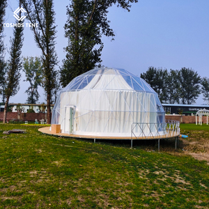 Tente de dôme géodésique de maison de dôme de <span class=keywords><strong>camping</strong></span> imperméable ignifuge pour le glamping - Product Image 6