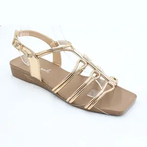 Venta al por mayor barato verano moda cuñas mujeres sandalias punta abierta sandalia señoras plataforma cuñas sandalias tacones gruesos <span class=keywords><strong>zapatos</strong></span> - Product Image 1