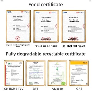 Nhà Máy Bán buôn tùy chỉnh 100% phân hủy sinh học PLA bao bì nhựa cho giày trang sức Áo khoác T-Shirts vớ quần áo - Product Image 6