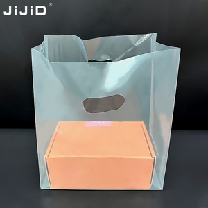 JiJiD personalizzabile imballaggio alimentare trasparente in plastica per ristoranti borsa personalizzata da asporto con stampa Logo - Product Image 3