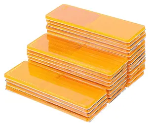 Auto reflector Orange Side Lights plastic reflector for Trailers Trucks Cars Trailers Caravans with E-Mark