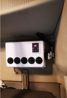 Camion Cabine Toit Voiture Électrique Camion Bus Portable Mini Split Caravane Auto 12V Refroidissement Climatisation