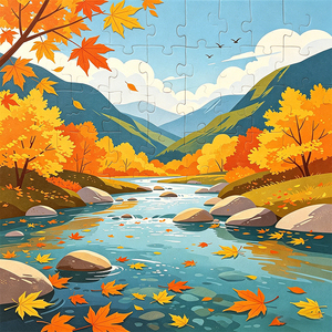 Mini <span class=keywords><strong>puzzle</strong></span> en gros <span class=keywords><strong>de</strong></span> 1000 pièces avec lamination mate, affiche colorée automne incluse, pour adultes, <span class=keywords><strong>puzzle</strong></span> artistique anti-stress - Product Image 3
