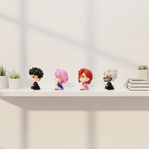 Nouvelles conceptions, 4 pièces/ensemble, figurines d'<span class=keywords><strong>action</strong></span> de style japonais, figurines en PVC Dandd, figurines Chibi Ayase Momo, figurine d'<span class=keywords><strong>action</strong></span> - Product Image 4