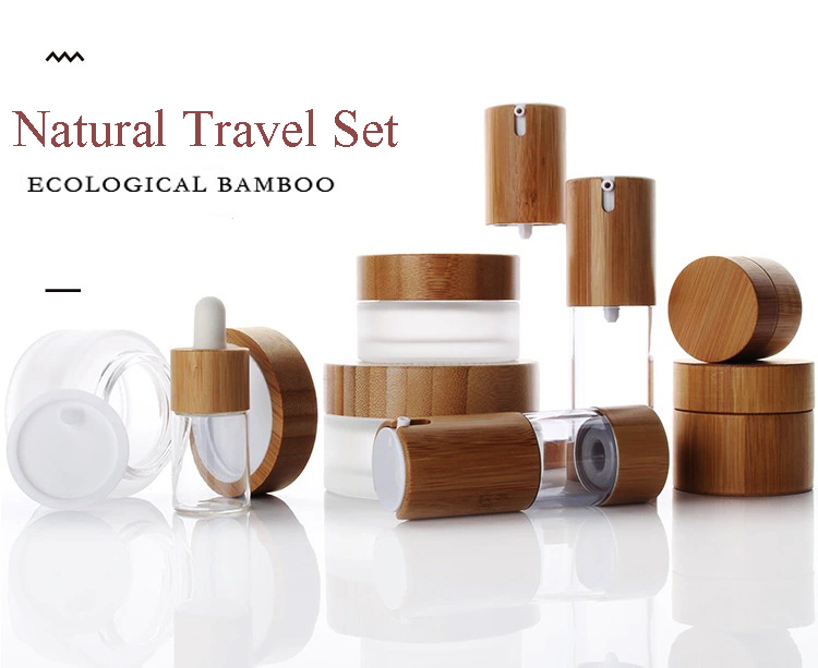 Ecological 20ml 30ml Biodegradable Cosmetic Jars Cream Lotion Bottle BPA Free