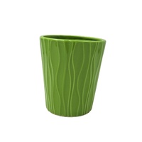 Pot de fleur en céramique rond moderne motif personnalisé orchidée succulente jardinière pour intérieur maison et jardin décoration Kit inclus