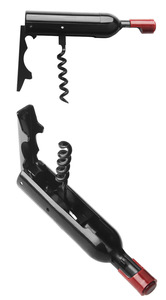 Cadeau promotionnel multifonction 2 en 1 : tire-bouchon à ailettes en acier inoxydable pour barman, ouvre-bouteille magnétique en forme de bouteille de bière/<span class=keywords><strong>vin</strong></span> rouge - Product Image 5