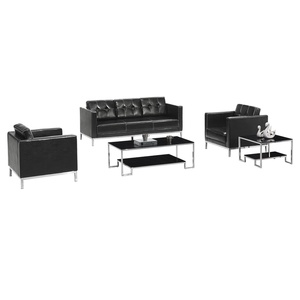 2019 Hot Sale <b>Black</b> <b>Computer</b> <b>Desk</b> Executive Sofa Modern Office - Product Image 6