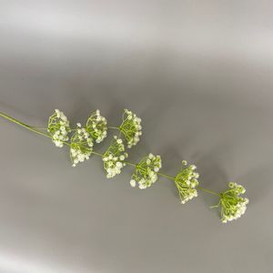 Plante artificielle en bambou, herbe verte, haute simulation, pour décorations extérieures de mariage, branche unique en plastique, persistante - Product Image 3