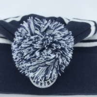 Bonnet tricoté au Crochet en acrylique 100 personnalisé de haute qualité avec pompon