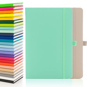 Wholesale Promotional Notebook A5 Business Aesthetic Linen Journals PU Leather Hardcover Notebooks for Students - Product Image 1