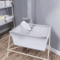 Cages de groupe pour souris de laboratoire, bacs d'élevage pour rats, cuves pour rongeurs, boîtes simples et solides en acier inoxydable et plastique, verrouillables, durables, pour usage en laboratoire