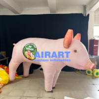 Costume de cochon gonflable Offre Spéciale costume d'animal gonflable costume de dessin animé
