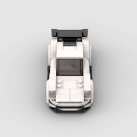 Blocs de construction MOC Supercar Racing Vehicle en plastique ABS, 165 pièces, mini briques, jouet éducatif DIY, modèle compatible avec d'autres marques