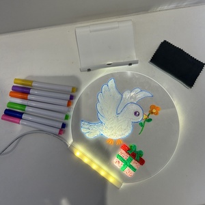 2025 LED khô xóa Hội Đồng Quản Trị 7 đầy màu sắc bút Acrylic rõ ràng bằng văn bản Lưu ý Hội Đồng Quản Trị cho văn phòng nho-xóa được Neon người tiêu dùng điện tử - Product Image 1