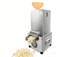Machine à peler l'ail électrique commerciale 25KG/H Haute efficacité Acier inoxydable Facile à nettoyer pour restaurant et transformation alimentaire