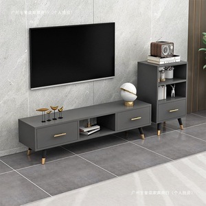 Meuble TV Minimaliste Moderne Style Scandinave pour Appartement Compact, Meuble de Base Simple, Luxe Léger - Product Image 1