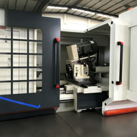 YH80-4000 Machine de fraisage CNC à vis sans fin stable pour machines industrielles, avec positionnement par blocage de la broche et fonction de tour de fraisage