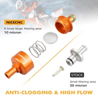 Connecteur de filtre de réservoir de carburant NiceCNC pour KTM EXC XC XCF SXF EXCF XCW TPI Six Days 150 250 300 350 450 500 Erzberg Moto