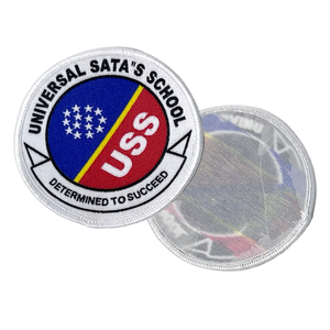 Индивидуальные дизайнерские нашивки из твила с вышивкой, нашивка-эмблема на плечо в стиле Флорида, тканевые нашивки - Product Image 4