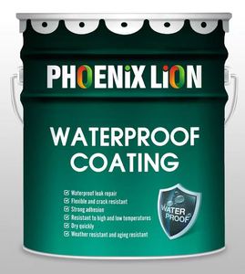 Agente Impermeabilizante Invisible Phoenix Lion, Revestimiento Líquido para Baños, Balcones, Techos, Antifiltraciones en Superficies Azulejadas, CE Francés A+ - Product Image 1