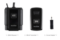 Disparador de Flash Inalámbrico Godox DM-16 con Control Remoto por Radio para Cámaras