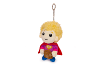 Porte-clés poupée personnalisé CE EN71 de 10-30 cm, pendentif décoratif, vêtements interchangeables, jouet en peluche de coton, personnalisation