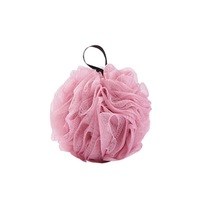 Fleur de bain bloquée par la couleur fleur de douche en maille douce naturelle 2 tons couleurs luffa éponge bain et corps fonctionne en gros