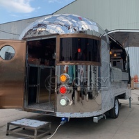 Promotion : Remorque de Restauration Mobile en Fibre de Verre Entièrement Équipée pour la Vente Ambulante, Cuisine Rapide avec Équipement – Origine Chine