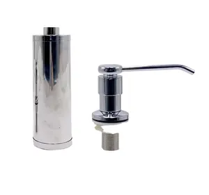 Kích Thước Nhỏ Gọn Tay Xà Phòng Dispenser Thép Không Gỉ Cao Cấp Nhà Bếp Xà Phòng Dispenser Bồn Rửa Xà Phòng Dispenser