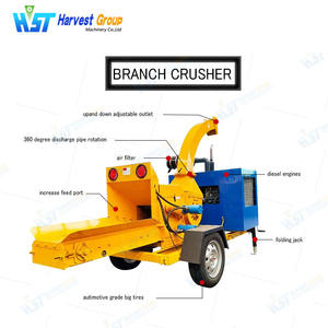 Usine directe arbre branche déchiqueteuse Machine terre couvrant arbre bois déchiqueteuse scierie Type moteur pompe à engrenages roulement noyau - Product Image 5