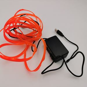 Электролюминесцентный гибкий неоновый провод 3 В постоянного тока, 12 В постоянного тока Аккумуляторный инвертор, драйвер, адаптер - Product Image 4