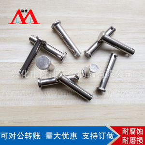 Goupilles cylindriques à tête plate Longjie en acier inoxydable 304 M3 M4 avec trous, norme GB882, finition brillante - Product Image 4