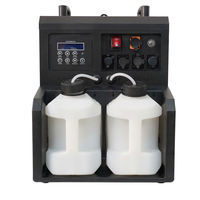 Machine à bulles de fumée électrique 1500W à LED multicolores bidirectionnelle avec télécommande DMX512 2 canaux pour mariage et fête d'enfants