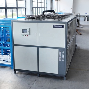 Refroidisseur d'eau industriel à vis refroidi par air 400 kW 120 tonnes, congélateur rapide - Product Image 5