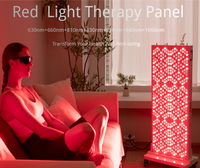 Panneau de luminothérapie rouge à haute irradiance 211,6 mW/cm², 7 longueurs d'onde 630-1060 nm, dispositif LED infrarouge de qualité médicale pour le corps entier, garantie 5 ans