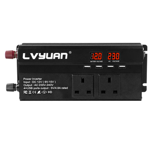 <span class=keywords><strong>Lvyuan</strong></span> 12V 24V onduleur de voiture 500W <span class=keywords><strong>1000W</strong></span> 1500W onduleur à onde sinusoïdale modifiée onduleur de voiture 12v 220v avec allume-cigare - Product Image 2